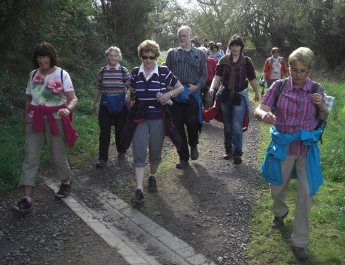 Die Gruppe unterwegs