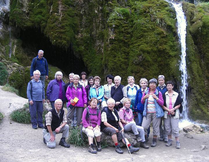 Der Wasserfall bei Nohn war eine der Attraktionen der Tour